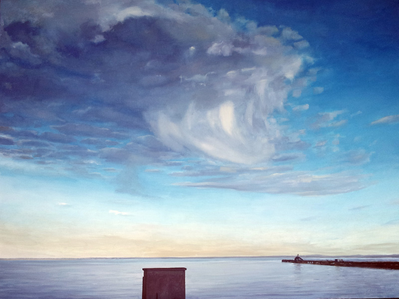 Magheramourne, Northern Ireland  oil/canvas, 30″ X 40″, 2015